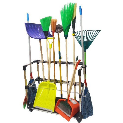 折り畳み掃除用具保管台 大