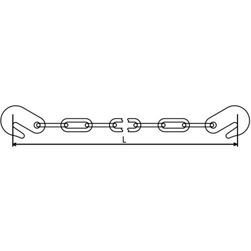 足場用吊りチェーン電気 6×1.5M
