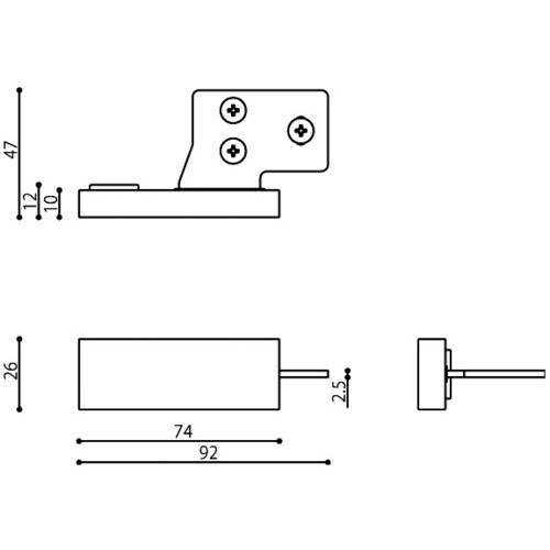 戸当り 35D ブラック