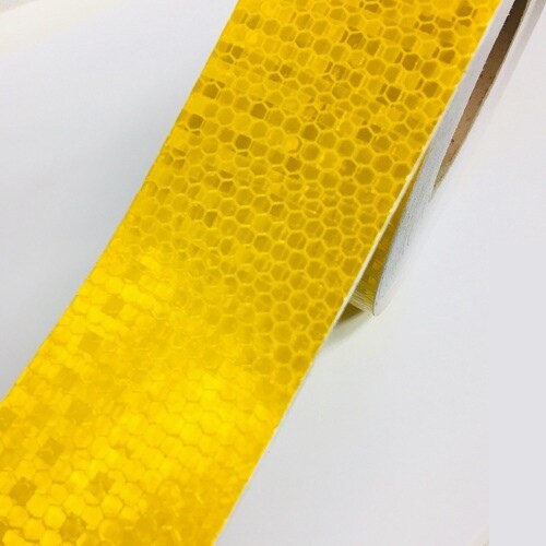 高輝度反射テープ 黄 幅50mm×50m