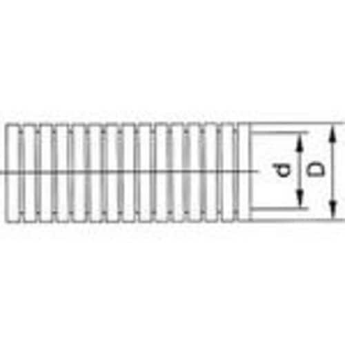 コルゲートチューブ スリット入り 内径10mm