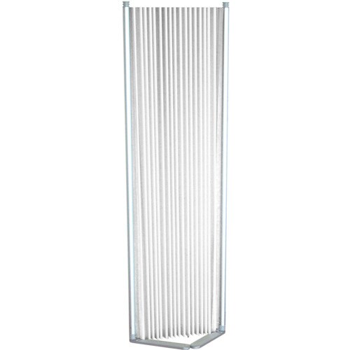 伸縮式クロスパーテーション ホワイト