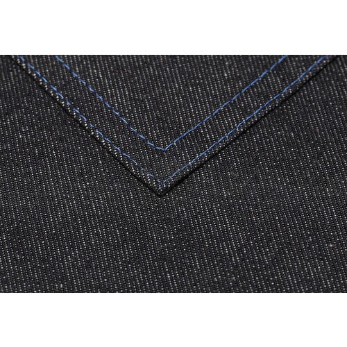 たすき掛け幅広エプロン ジーンズ生地