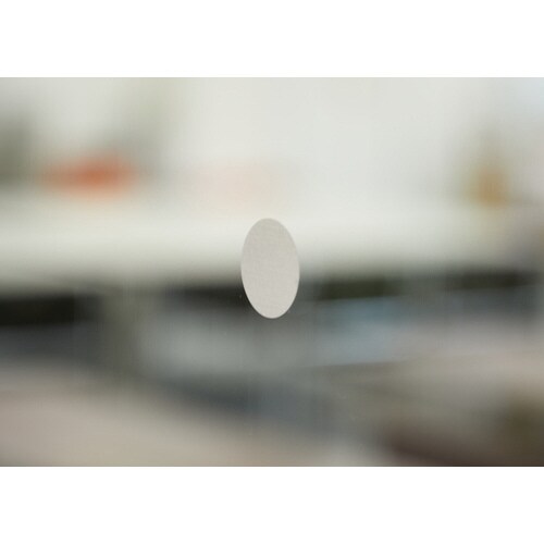 衝突防止シール 丸型20Φ ヘアライン銀艶