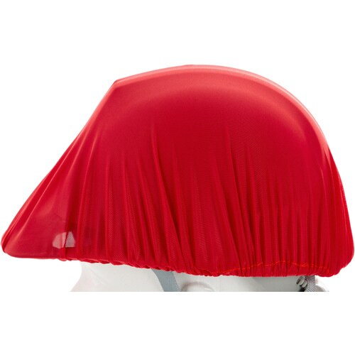 識別用ヘルメットカバー 赤