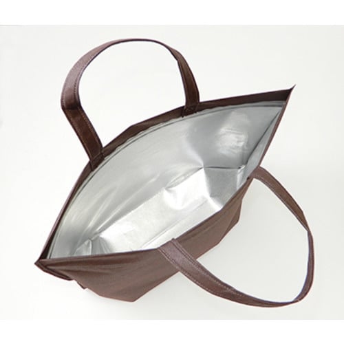 カラークールチャックシールトート小 ダークブラウン