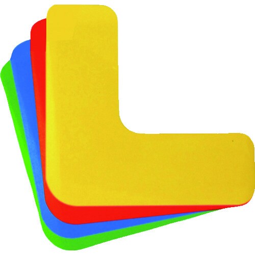 高耐久5Sフロア表示ステッカー L型 10枚 緑