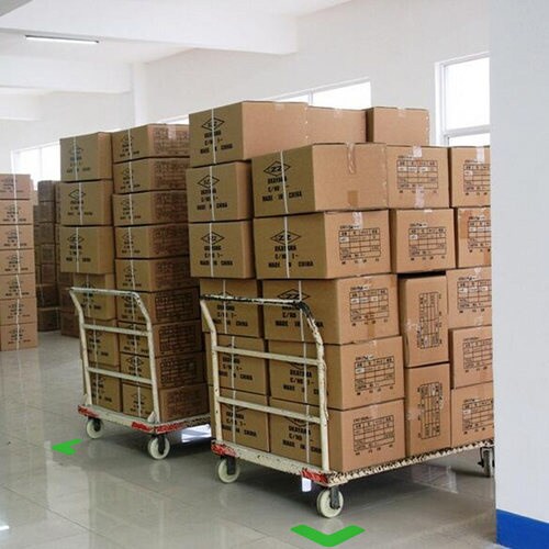 高耐久5Sフロア表示ステッカー L型 10枚 緑