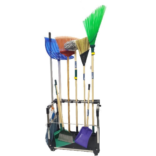 折り畳み掃除用具保管台 小