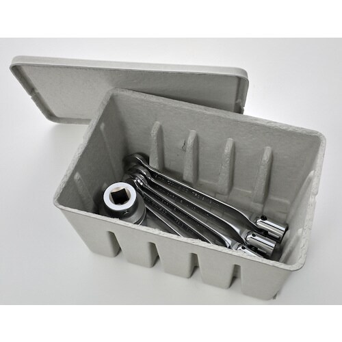 パルプ製ツールボックスM グレー