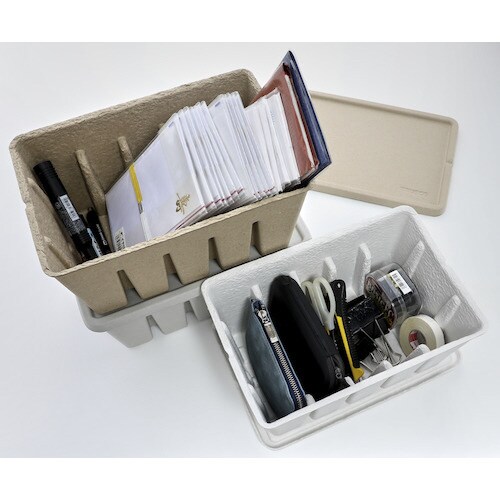 パルプ製ツールボックスM グレー