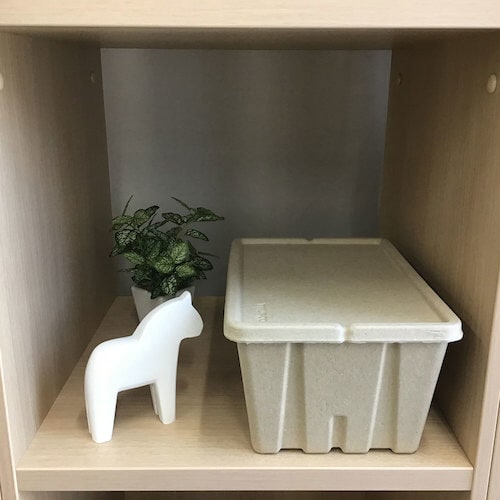 パルプ製ツールボックスM グレー