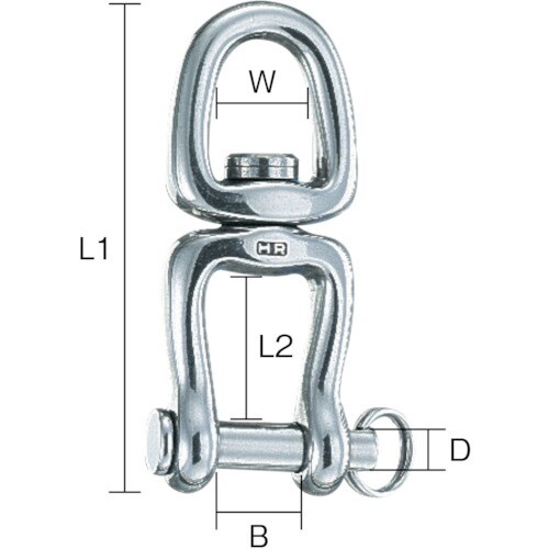 シングルスイベルシャックル 2464