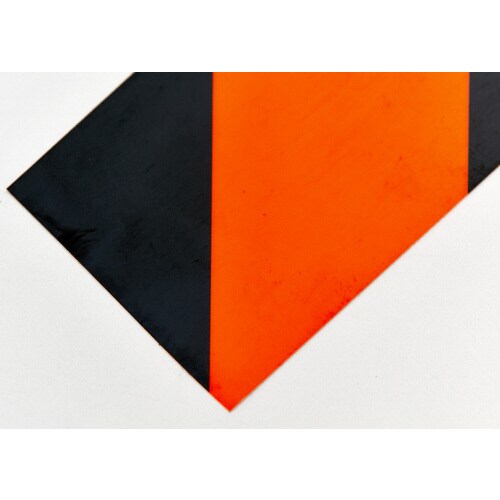 蛍光トラ柄ラインテープ KTL505OBK