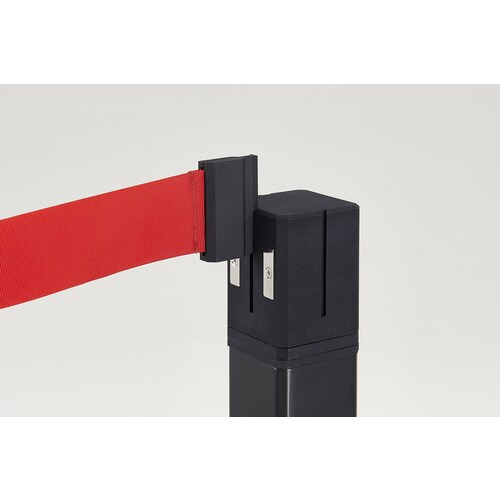 ベルトパーテーション ブラック ベルト色レッド