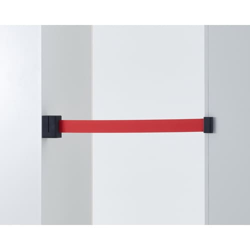 ベルトパーテーション ブラック ベルト色レッド