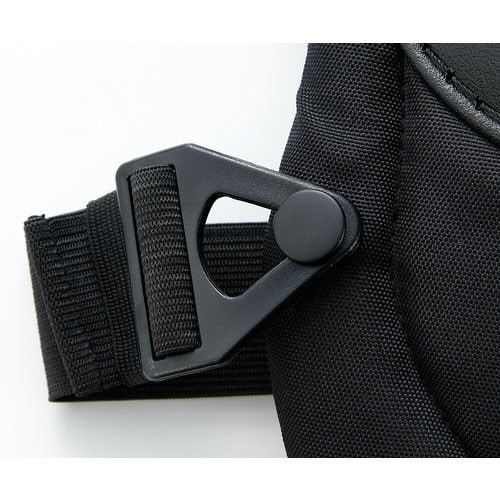 膝パッド バックルタイプ 両足2個セット 黒