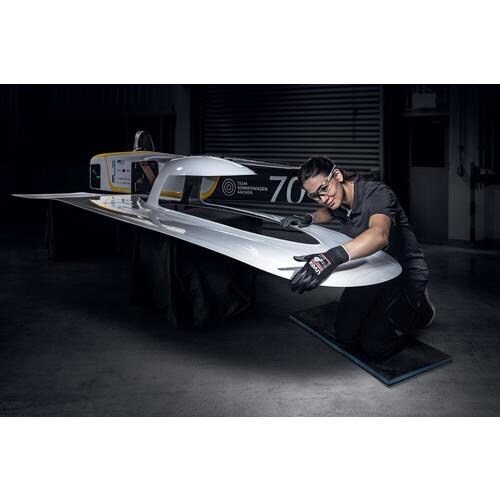 ニトリル背抜き手袋フィノミックエアライトA ESD