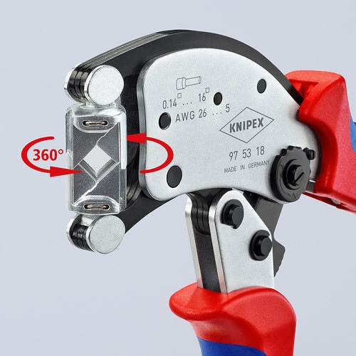 マルチアジャストワイヤーエンド圧着ペンチ