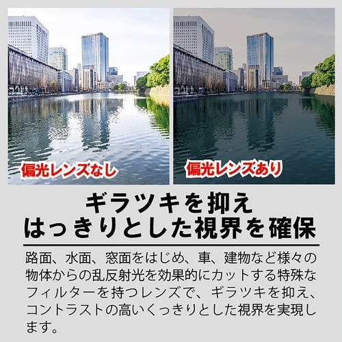 2眼形保護めがね 偏光レンズモデル