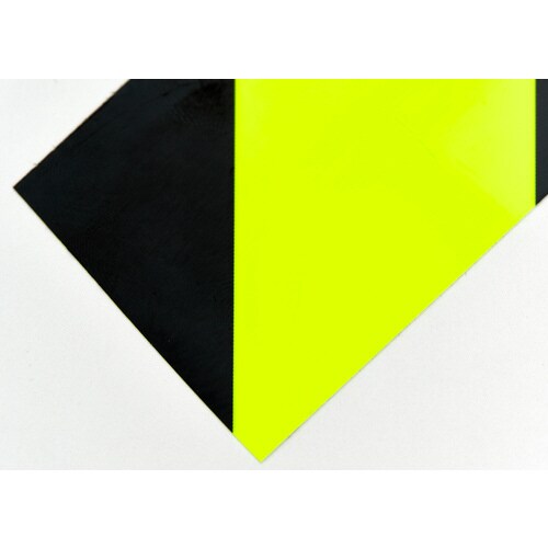 蛍光トラ柄ラインテープ KTL5010YBK