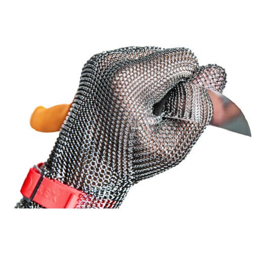 突刺し防止耐切創クサリ手袋コンフォート ショートL