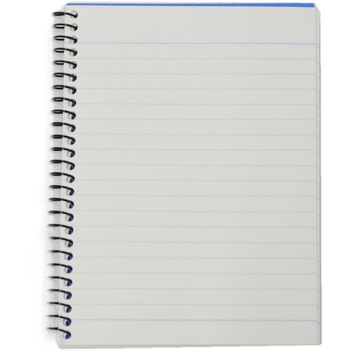 A6 スパイラルノート 6mm横罫 3冊P