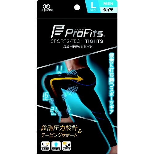 プロ・フィッツ スポーツテックタイツ 男性用 L