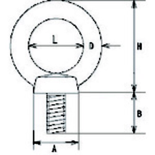アイボルト ステン鋳造品 Φ13 1個