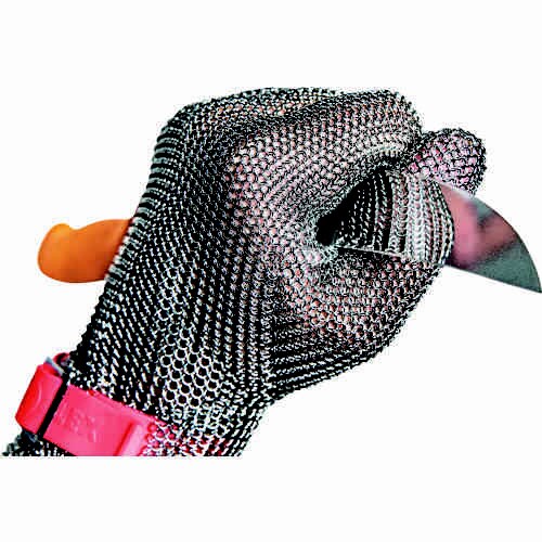 突刺し防止耐切創クサリ手袋コンフォート ロングS