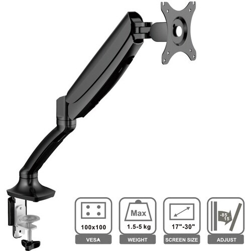 モニターアーム シングル ガススプリング式