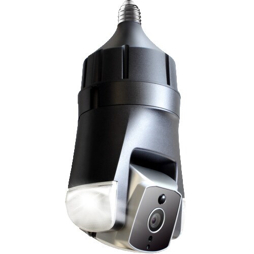 ソケット型屋外用自動追跡防犯カメラ Triton