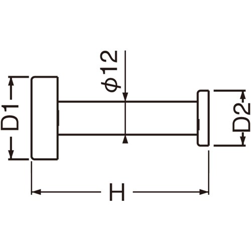 I型真鍮フック 50mm ゴールド