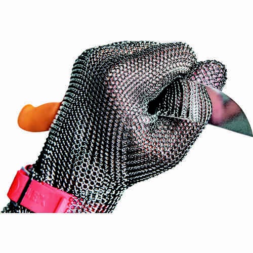 突刺し防止耐切創クサリ手袋コンフォート ショートM