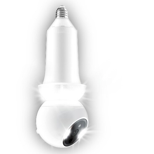 ソケット型自動追跡防犯カメラ Zeus