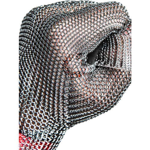 突刺し防止耐切創クサリ手袋 オールメタル L