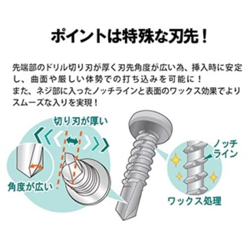 匠力HAIRI SUS410ナベ 4.0×50mm