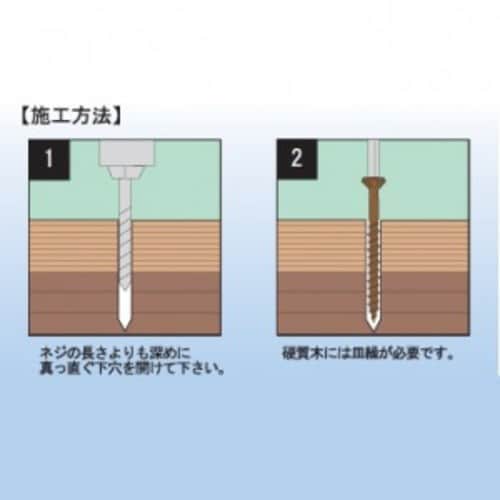 匠力 ウッドデッキビス WD45 5.5×45mm