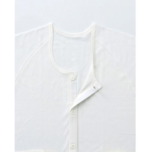 紳士前開き7分袖(ボタン式) M No.1V