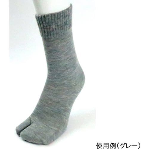 紳士タビ型ゴムなしすべり止めソックス モカ