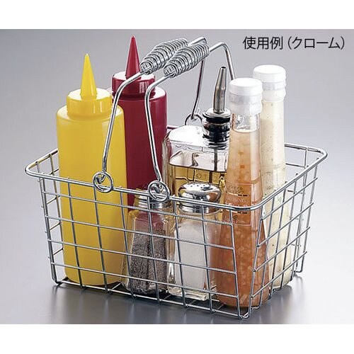 レクタンギュラー バスケット クローム