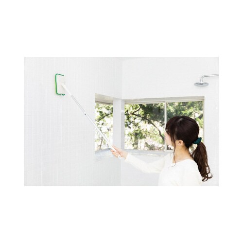 バスボンくん抗菌 風呂壁・天井ブラシ グリーン