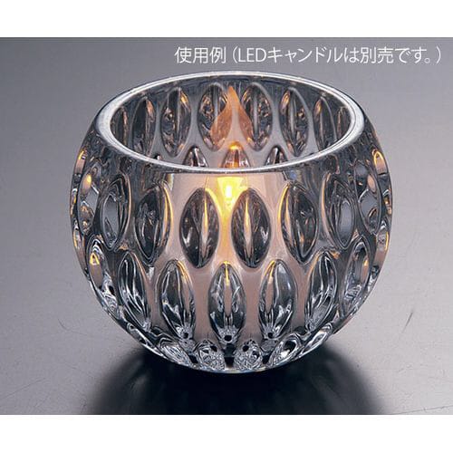 キャンドルホルダー ドロップカット 外径Φ80