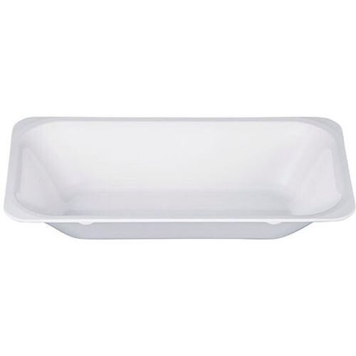 メラミン製フードパン角型 1/3 白