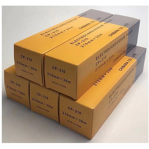 心電図記録紙 ロール型緑方眼5巻CP−210G