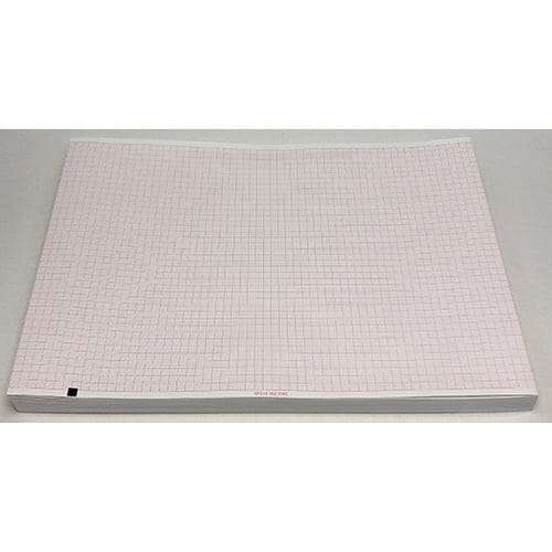 心電図記録紙 折り畳み型・方眼線有DM2