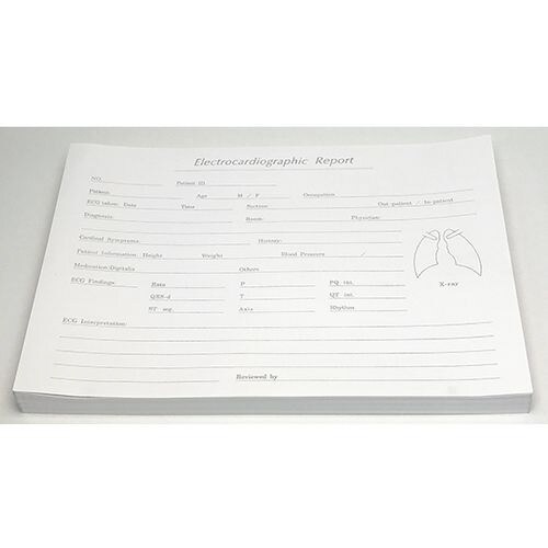 心電図記録紙折り畳み型CP210−60Z−DM5冊
