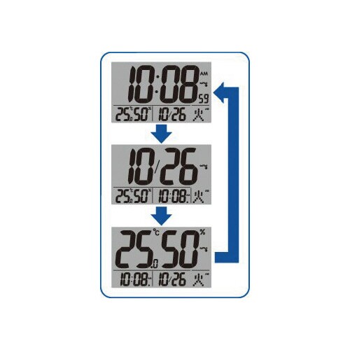 掛置兼用デジタル電波時計SQ447W
