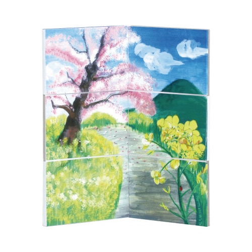 手作りからくり屏風