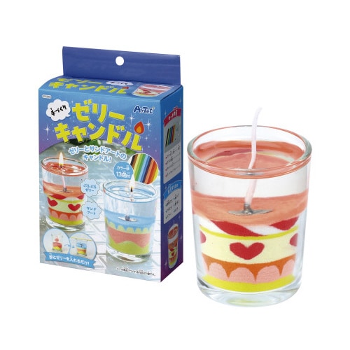 手作りゼリーキャンドル